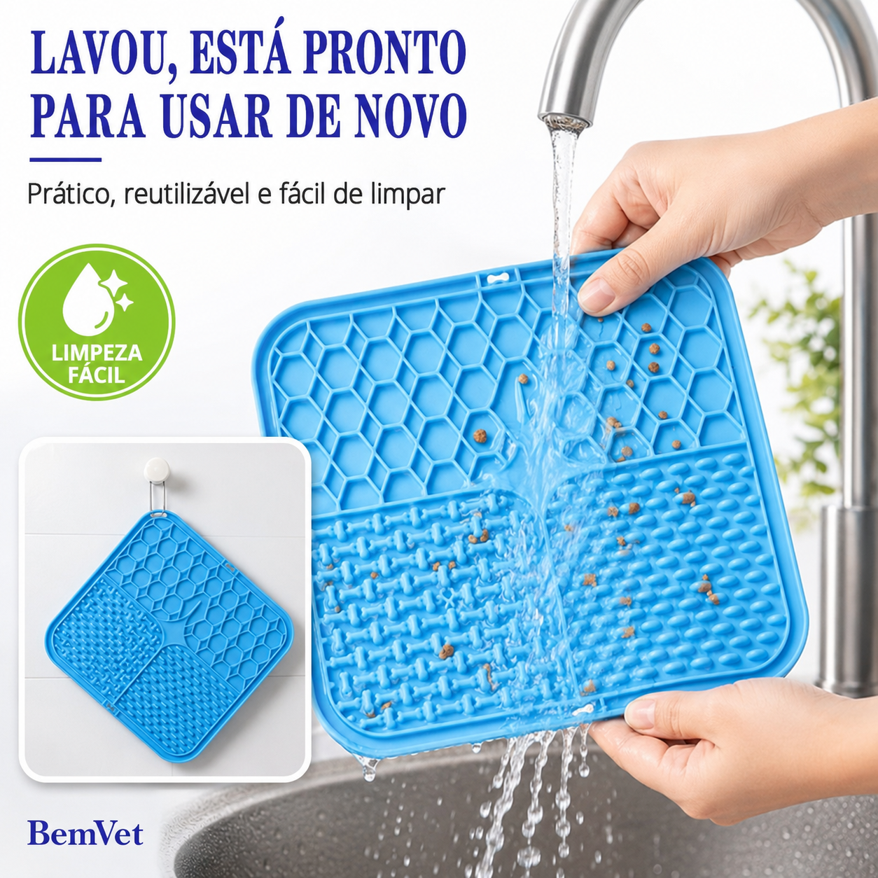 Tapete Interativo de Alimentação Lenta — Fim da Comida Engolida em 2 Segundos