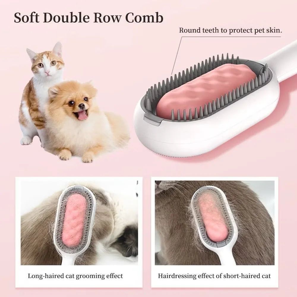 Escova Profissional para Gatos — Pelo Brilhante, Sem Nós