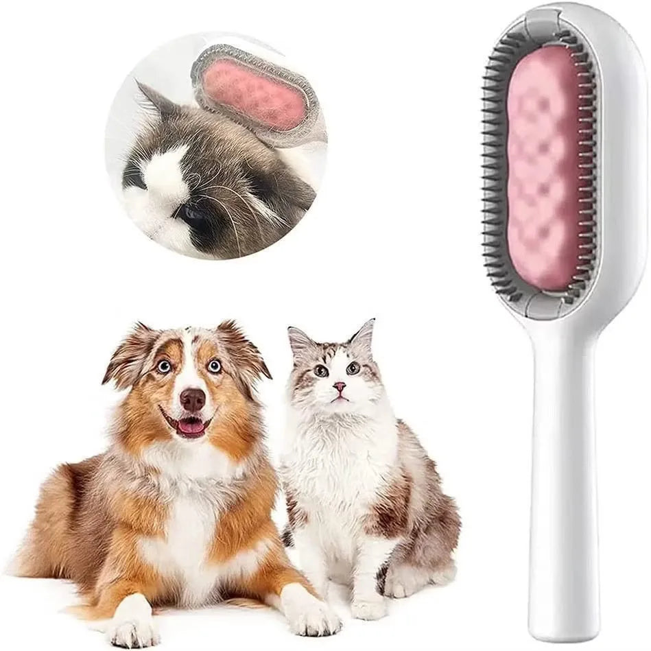 Escova Profissional para Gatos — Pelo Brilhante, Sem Nós