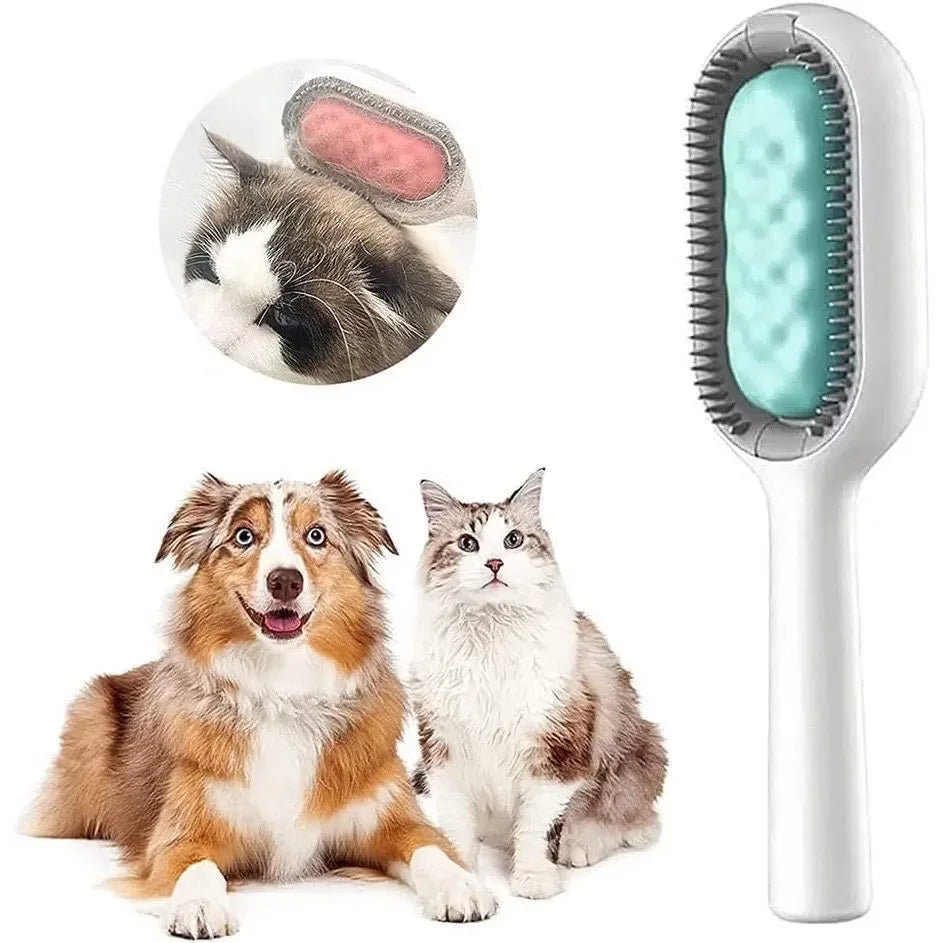 Escova Profissional para Gatos — Pelo Brilhante, Sem Nós