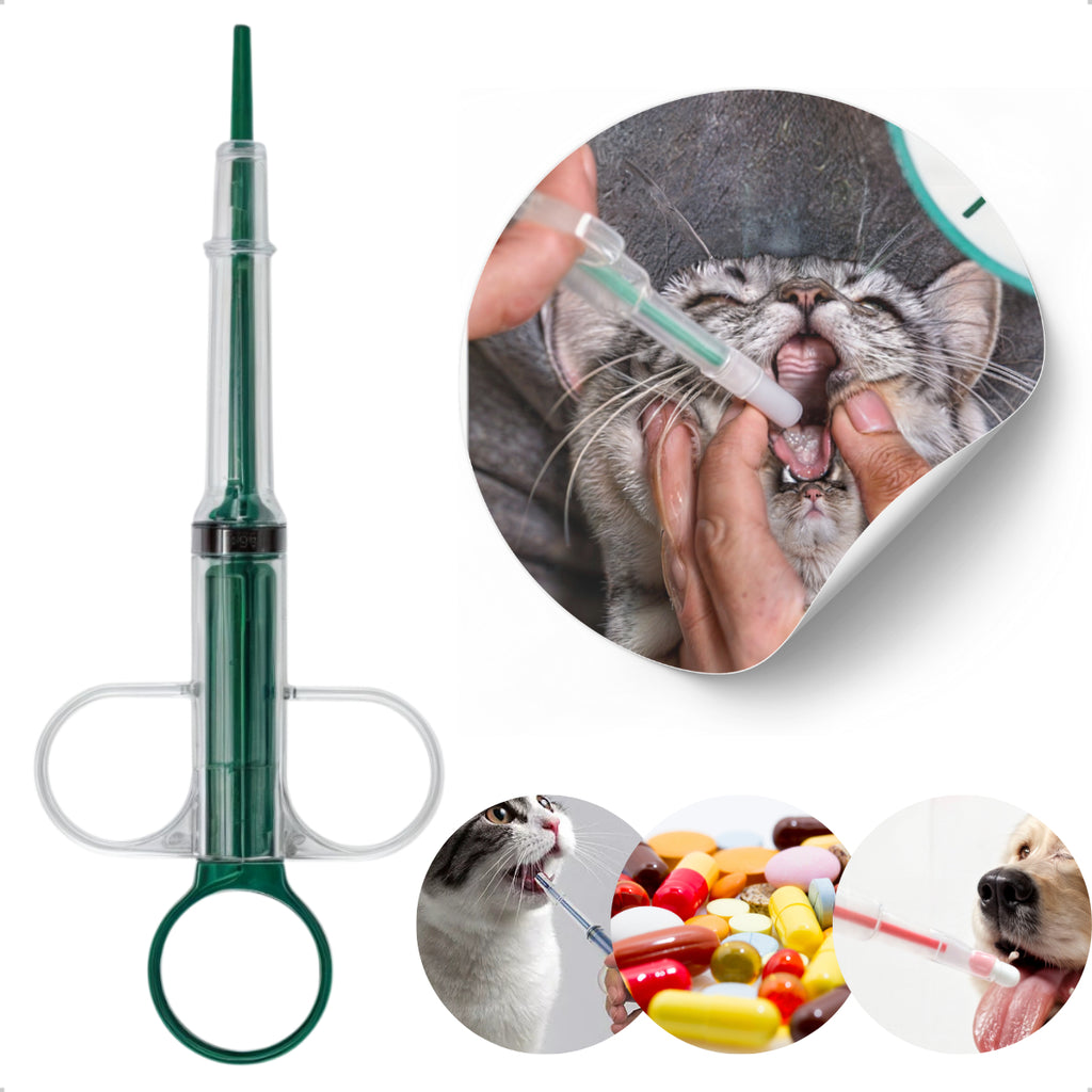 Aplicador Seringa Pet — Dê Remédio ao Seu Pet Sem Luta (Sólido e Líquido)