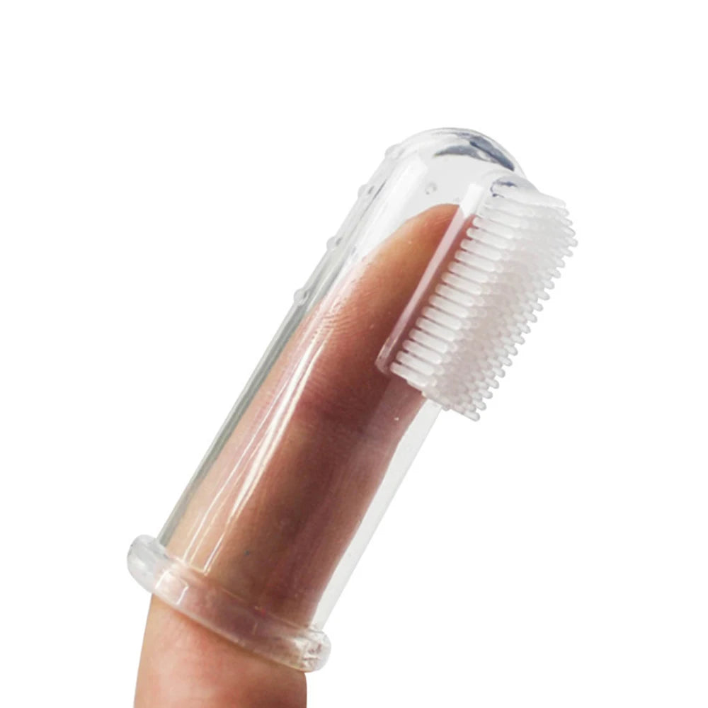 Dedeira de Silicone para Escovação Dental Pet — Saúde Bucal Sem Estresse