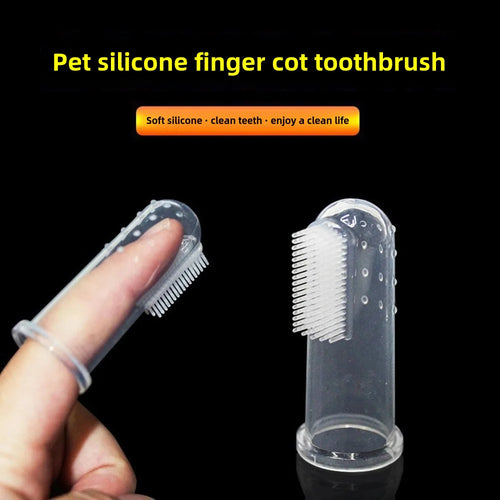 Dedeira de Silicone para Escovação Dental Pet — Saúde Bucal Sem Estresse